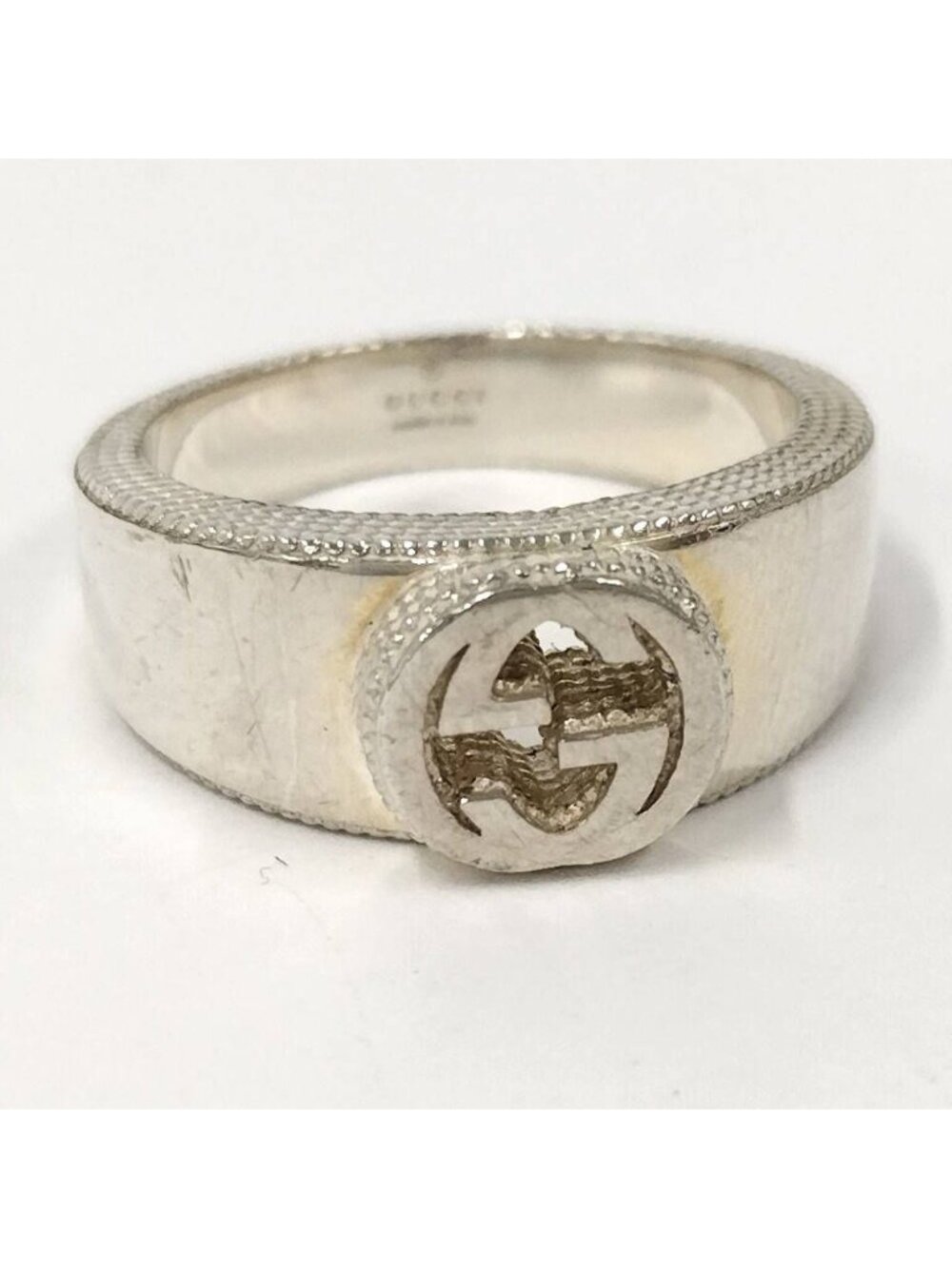 Gucci Interlocking G Silver Ring